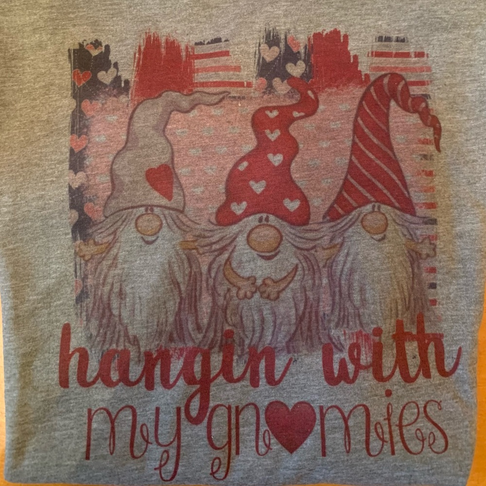Kids Valentine’s Gnome T-shirt soft style